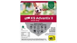 K9 Advantix II Small Dog Flea and Tick Treatment (2 ct)